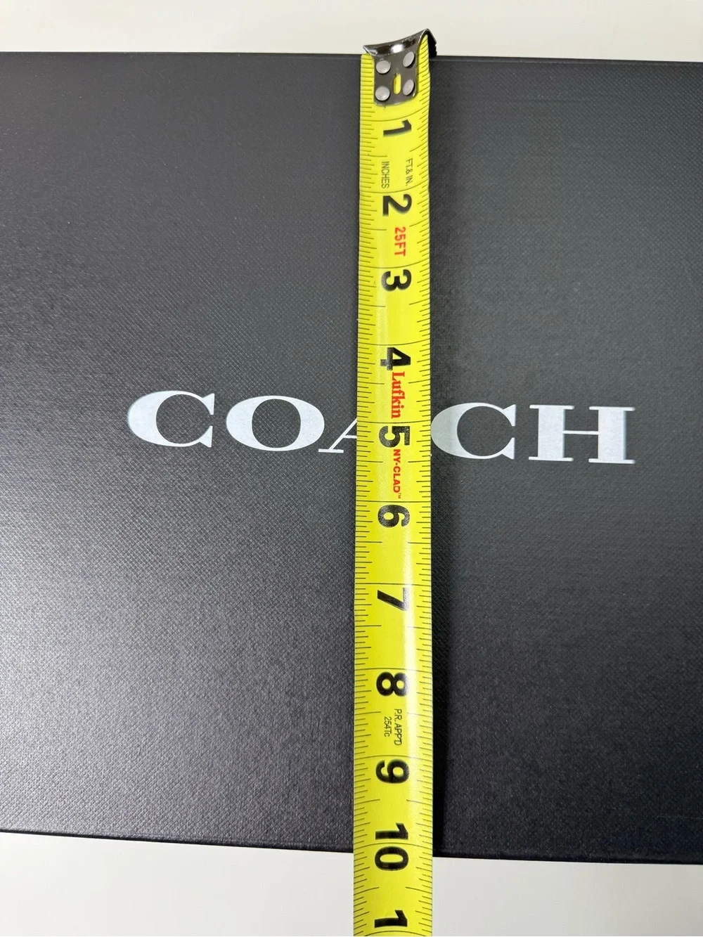 Coach | Empty Shoe Box Gift Box with Lid | Black
